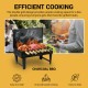 Portable Barbecue Folding BBQ Double Grill with Foldable Legs image