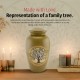 Large Cremation Memorial Urn for Adult Human Ashes Screw Lid Design Tree of Life ADULT URNS image