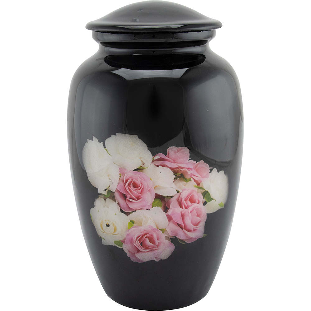 Urns for ashes adult - Funeral Pink Stone Large funeral urn for ashes of loved ones Size 10.5