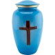 Urns for Ashes Adult Large Cremation Urns Funeral Memorial With Father Wooden Cross image