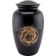 Urns for Ashes Adult Large Cremation Urns Funeral Memorial with Gold Rose ADULT URNS image