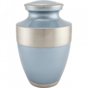 Urns for Ashes Adult Large Cremation Urns Funeral Memorial with Grey Milano