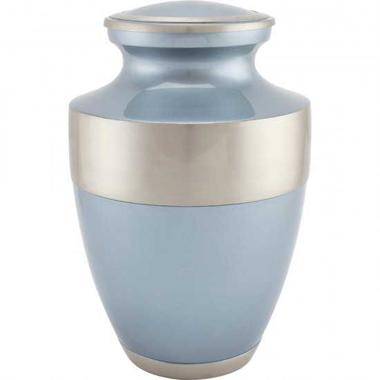 Urns for Ashes Adult Large Cremation Urns Funeral Memorial with Grey Milano image