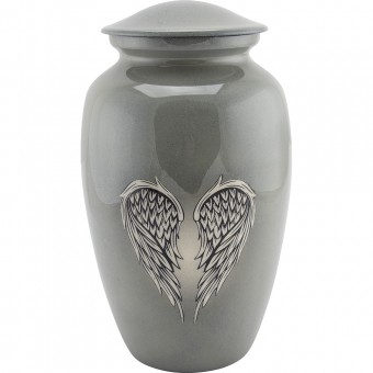 Urns for Ashes Adult Large Cremation Urns Funeral Memorial with Heavenly Angel Cross