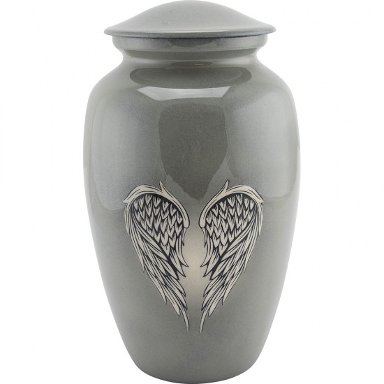 Urns for Ashes Adult Large Cremation Urns Funeral Memorial with Heavenly Angel Cross image