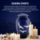 Urns for Ashes Adult Large Cremation Urns Funeral Memorial with Soaring Birds ADULT URNS image