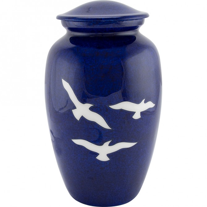 Urns for Ashes Adult Large Cremation Urns Funeral Memorial with Soaring Birds ADULT URNS image