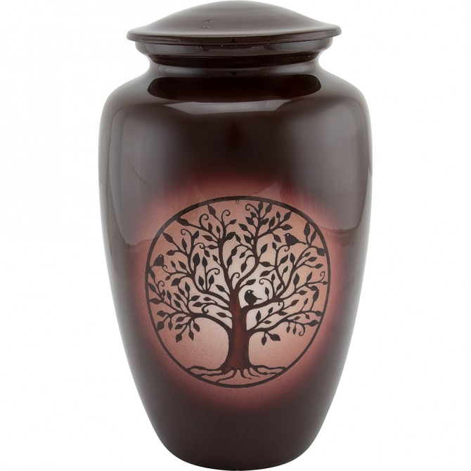 Urns for Ashes Adult Large Cremation Urns Funeral Memorial with Tree of Life ADULT URNS image