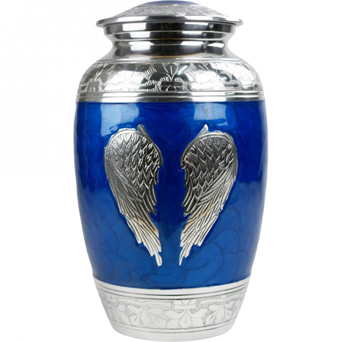 Urns For Humans Ashes Adult Large Cremation Urns Funeral Memorial Angel Wings image