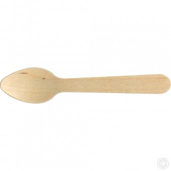 Biodegradable Wooden Tea Spoons 50 pack