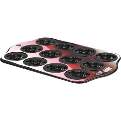 Non Stick Baking Muffin Tray 12 Cups Designer 43.5x28.5x1.2cm