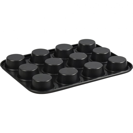 Non Stick Baking Muffin Tray 12 Cups Medium 35 x 26.5 x 3cm image