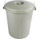 Plastic Lock Bin Grey 35L image