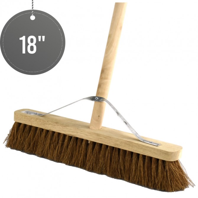 Coco Platform Broom + STD Handle 18