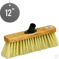 PVC Broom Head Cream 12