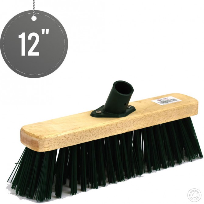 PVC Broom Head Green 12 image