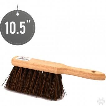 Stiff Bassine Wooden Hand Brush 10.5