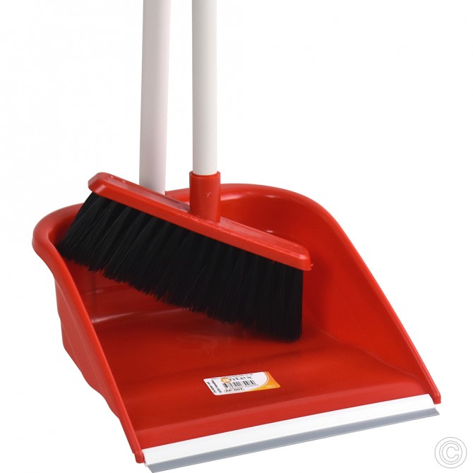 Long Handle Dustpan Brush CLEANING PRODUCTS image