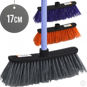 Luxury Hard Broom With Metal Handle