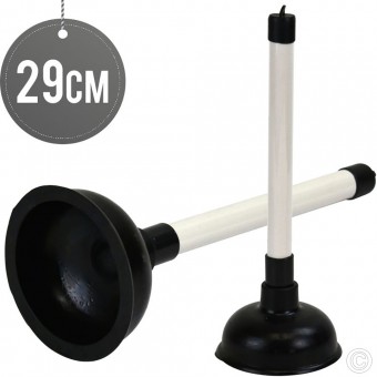 Rubber Toilet Plunger Unblocker Small 30cm