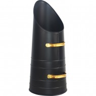 Black Coal Scuttle Hod With Gold Ring Design 21