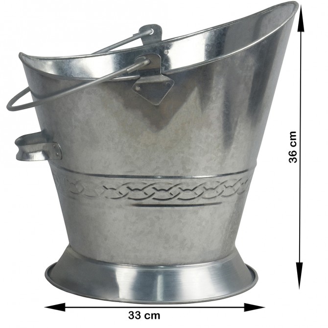 Coal Scuttle Polish Finish COAL BUCKETS & HODS image