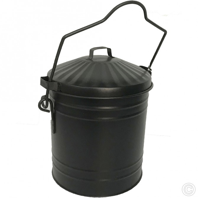 Galvanised Coal Ash Kindling Bucket Carrier image