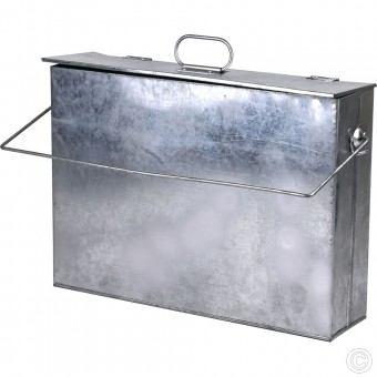 Galvanised Steel Ash Storage Container 15L