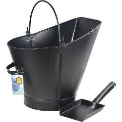 Waterloo Coal Scuttle Flat Lip With Shovel