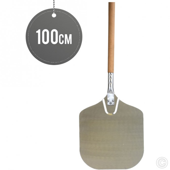 Aluminium Pizza Peel Spade 30x35x100cm image