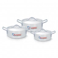 Klassic Aluminium Fish Pot Set 24,26,30cm