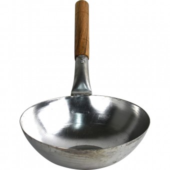 MS Stir Fry Wok With Wooden Handle 26CM