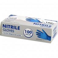 Disposable Nitrile Gloves 100 Pack Medium Blue