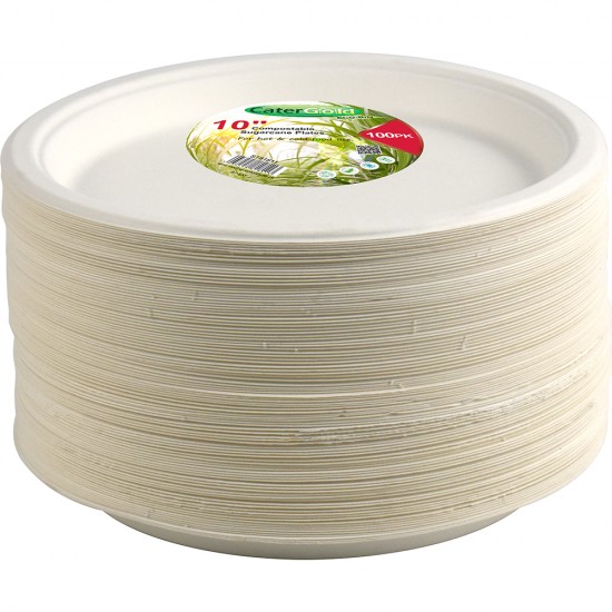 Biodegradeable Bagasse Plates Recyclable 10