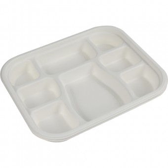 Eco-Bio Bagasse 8CP Tray 25 Pack