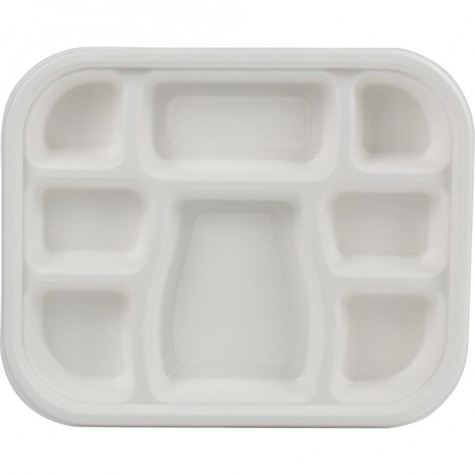 Eco-Bio Bagasse 8CP Tray 25 Pack image