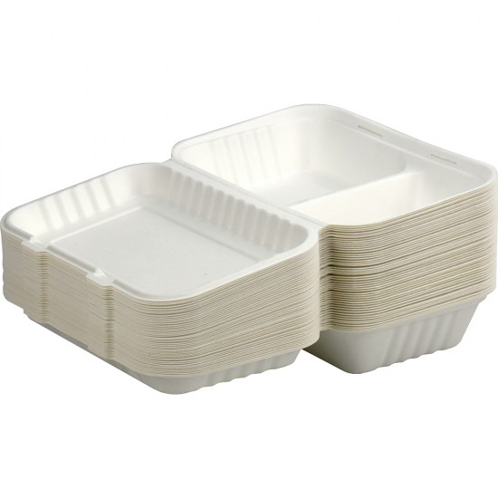 Eco-Bio Bagasse Clamshell 10