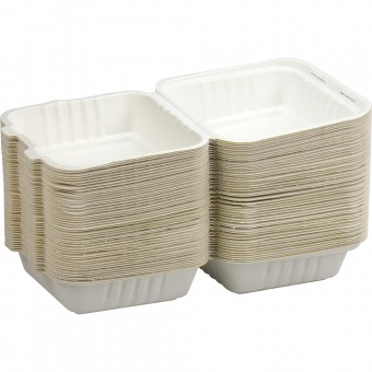 Eco-Bio Bagasse Clamshell 6