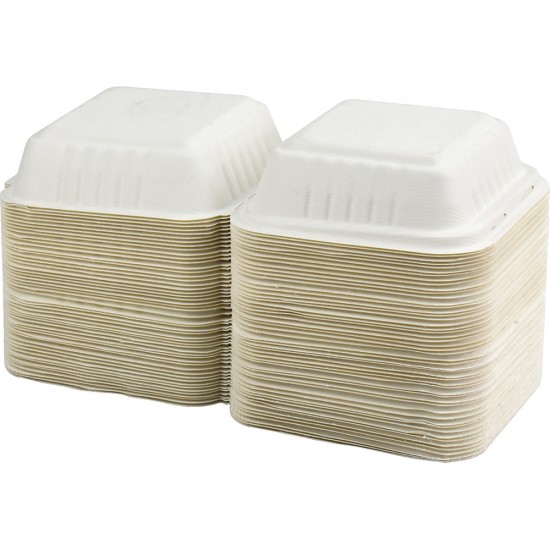 Eco-Bio Bagasse Clamshell 6