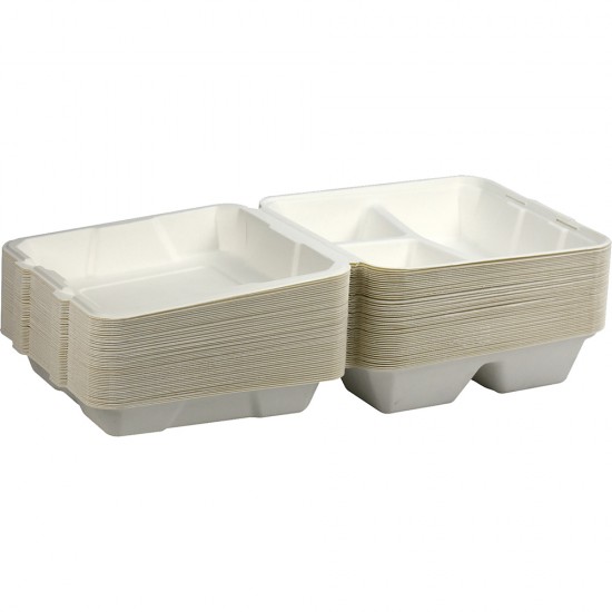 Eco-Bio Bagasse Clamshell 9