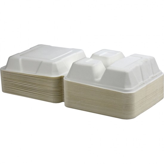 Eco-Bio Bagasse Clamshell 9