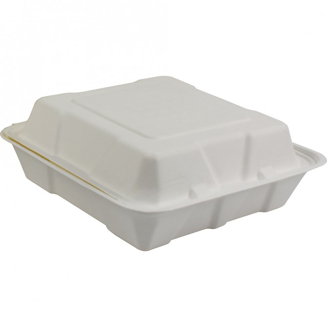 Eco-Bio Bagasse Clamshell 9