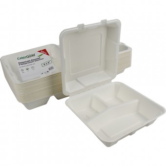 Eco-Bio Bagasse Clamshell 9