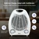 Electic Fan Heater / Cooler with Overheat Protection 1kW & 2kW White Heating & Cooling image