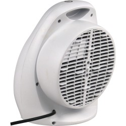 Electic Fan Heater / Cooler with Overheat Protection 1kW & 2kW White 