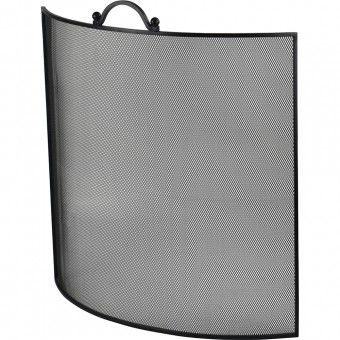 Curved Pavise Fire Screen 60 x 68cm