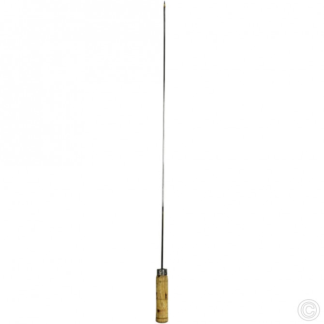 BBQ Skewer 24'' 4mm With Wood Handle BARBECUE image