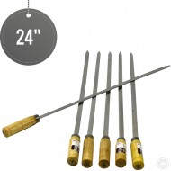 Barbecue BBQ Skewer / Kebab Stick 24