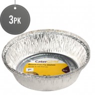 Aluminium Foil Container Pie Dishes 3pack No.12