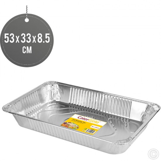 Aluminium Foil Roasting Tray Large, 53x33x8.5cm image